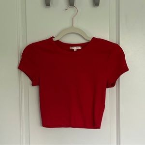 Red Crop Top